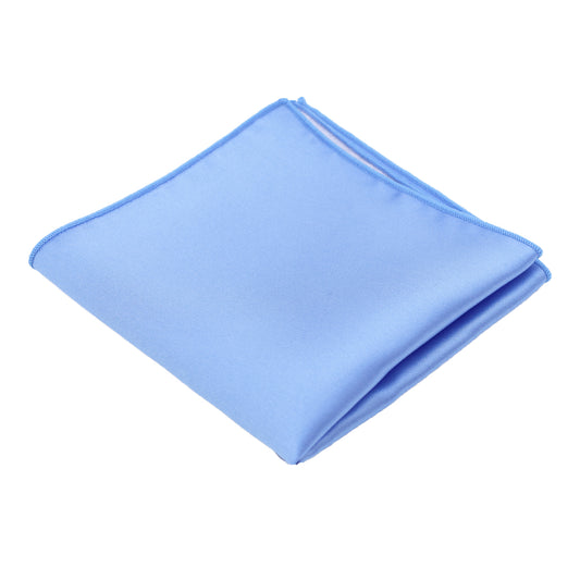 Sky Blue Satin Pocket Square