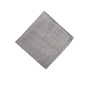 Heather Grey Pocket Square