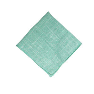 Heather Seafoam Green Pocket Square