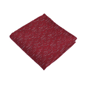 Red Wool Textured Pocket Square from DIBI