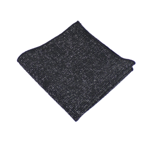 Black Twill Pocket Square from DIBI