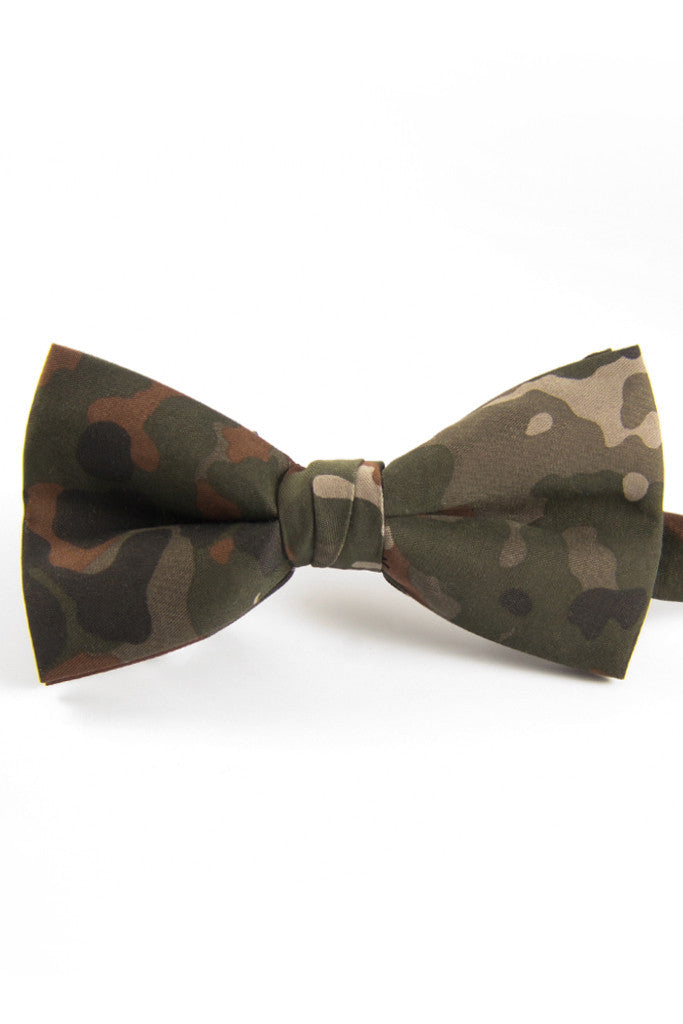 Forest Soft Camo Pre Tie Bow Tie