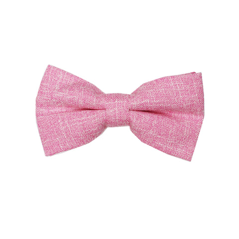 Heather Pink Pre Tie Bow Tie & Pocket Square Set