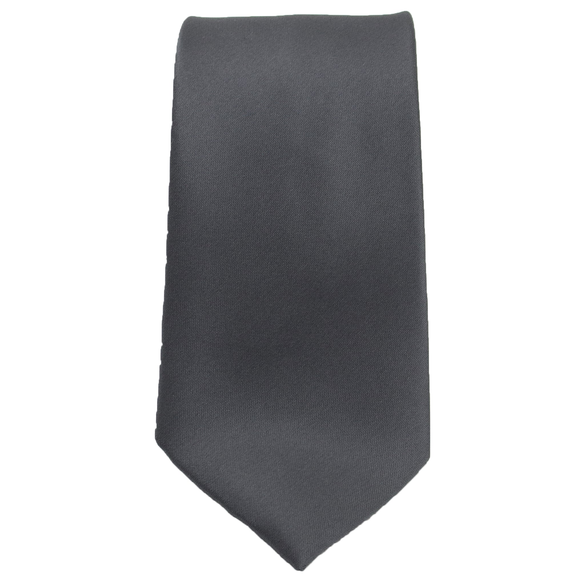 Charcoal Satin Tie