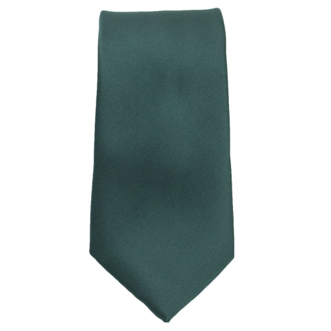 Hunter Green Satin Tie