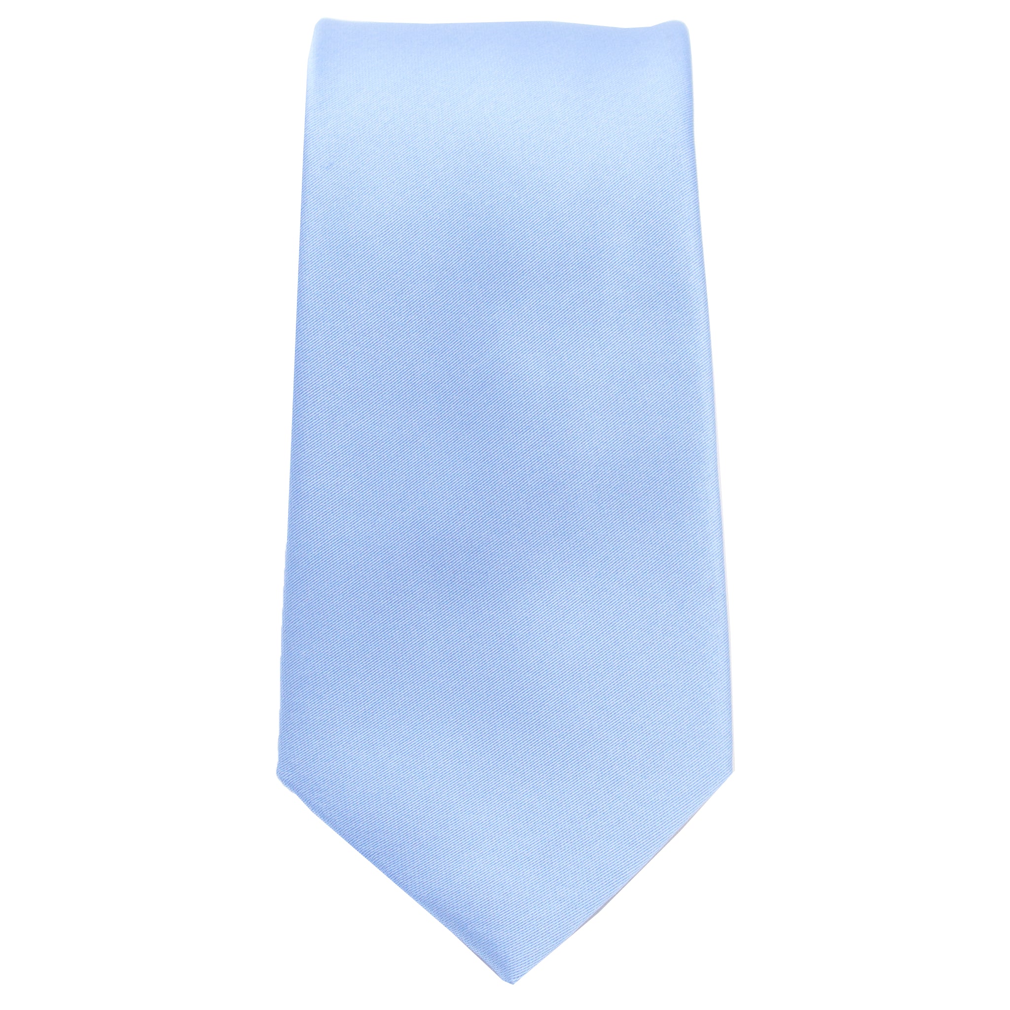 Sky Blue Satin Tie