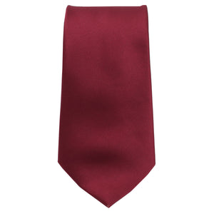 Burgundy Satin Tie