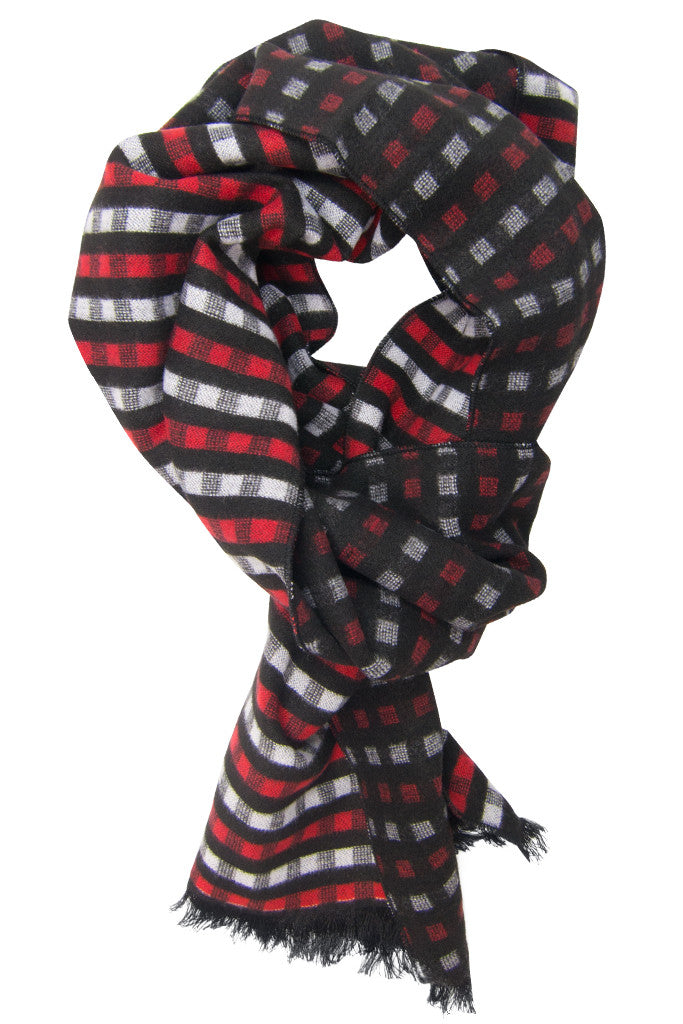 Red Gingham Scarf