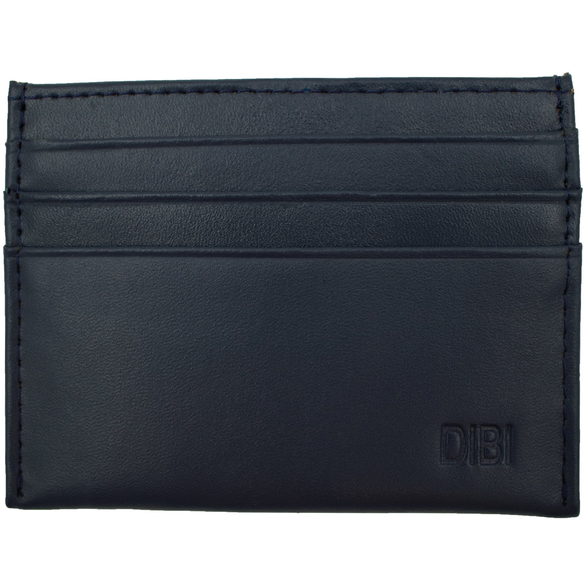 Blue Denim Slim Leather Wallet