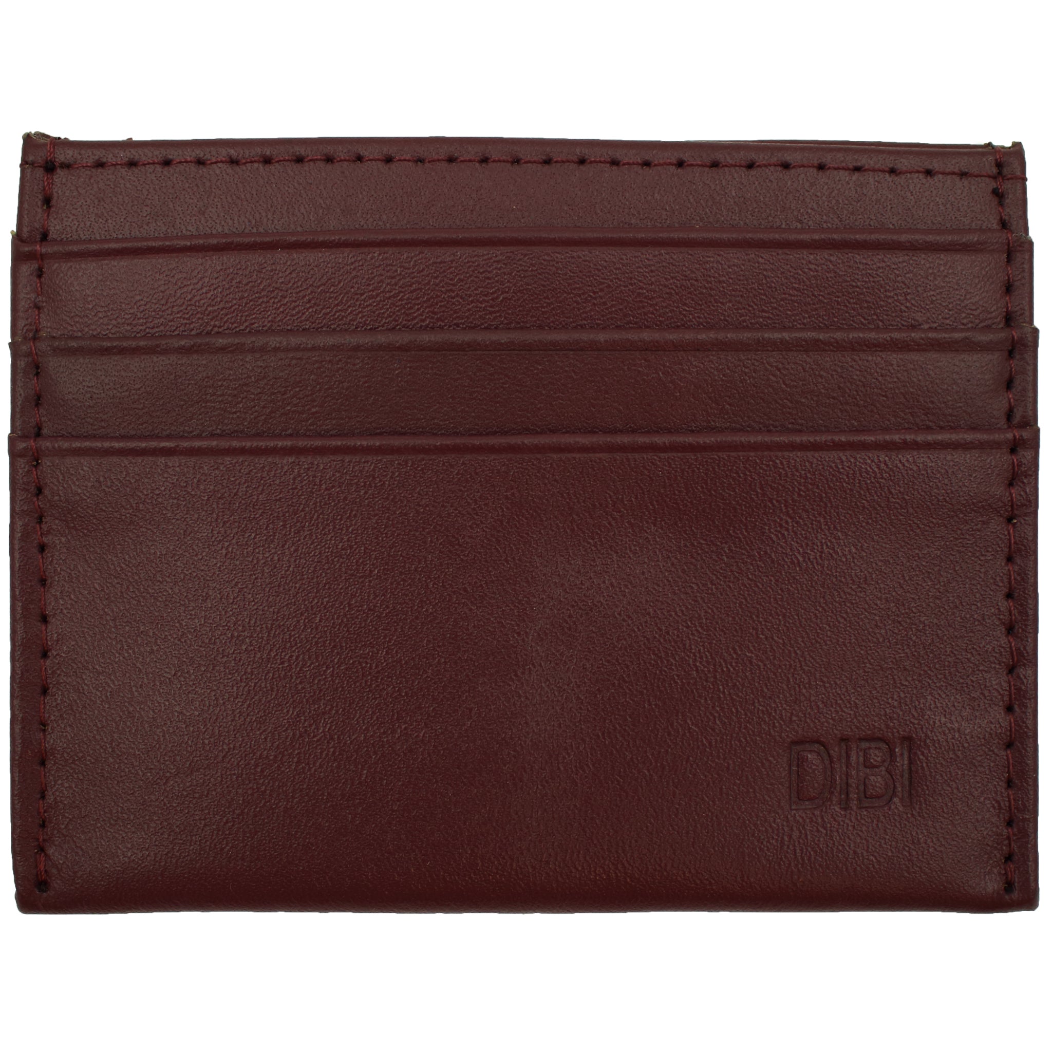 Burgundy Slim Leather Wallet