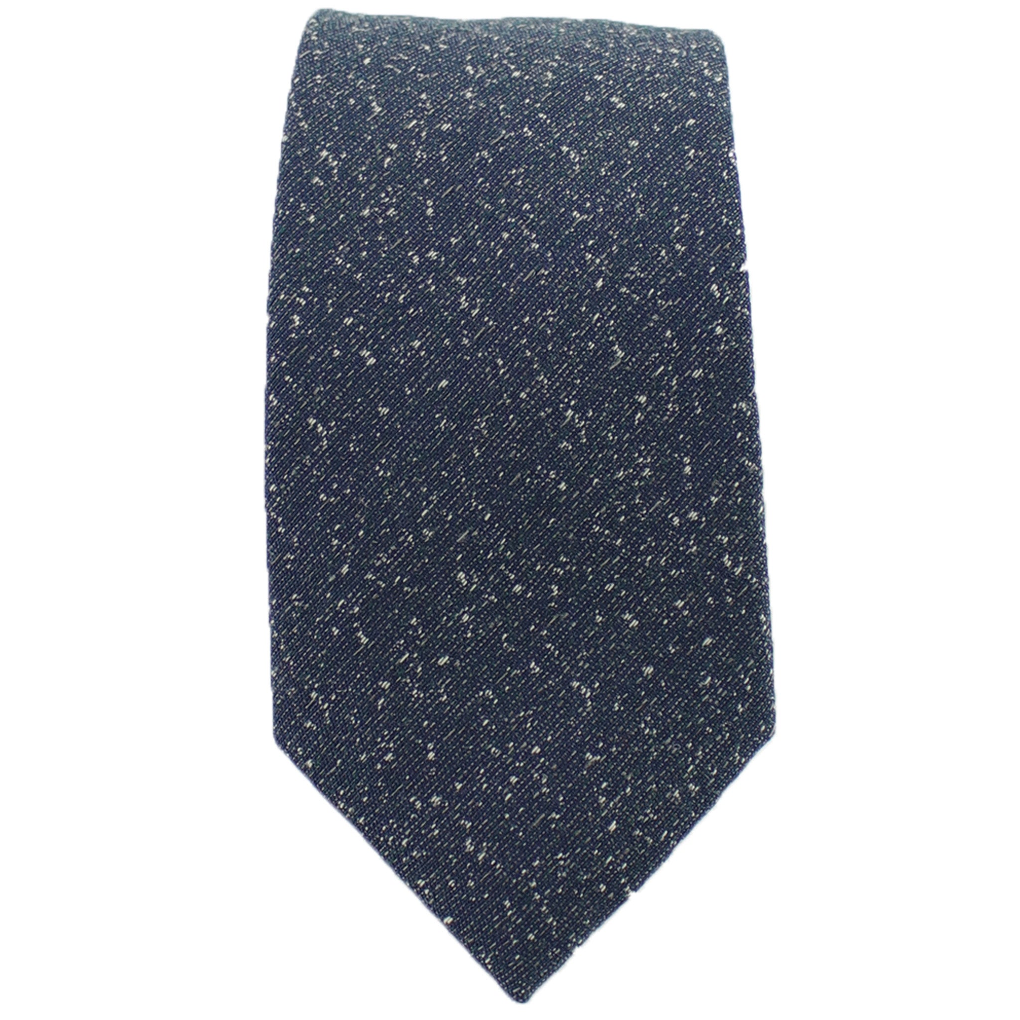 Dark Teal Speck Tie from DIBI