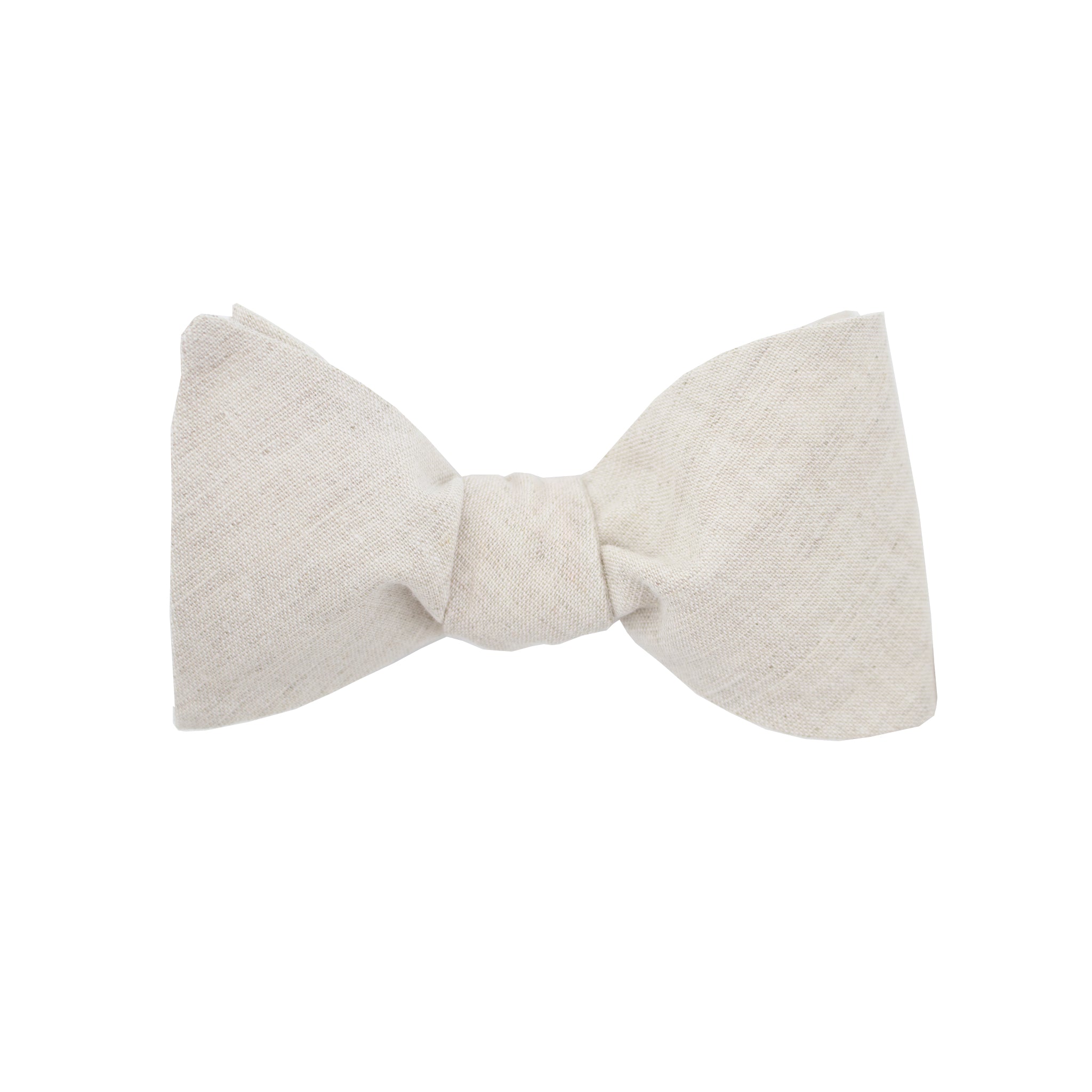 Ivory Self Tie Bow Tie
