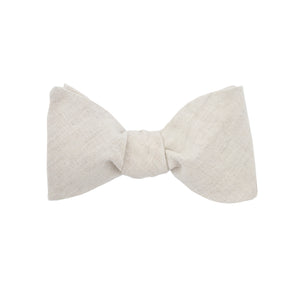 Ivory Self Tie Bow Tie