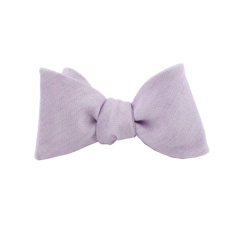 Lavender Cloud Self Tie Bow Tie from DIBI