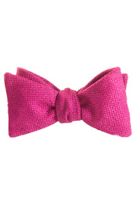 Classic Magenta Self Tie Bow Tie