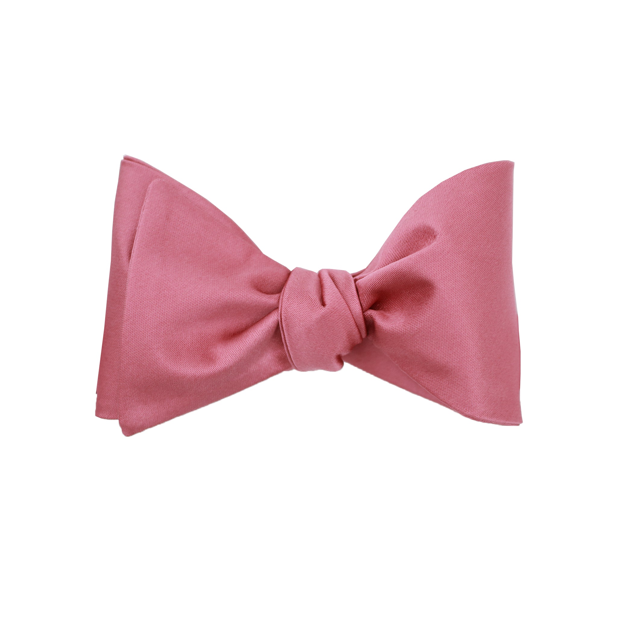 Old Rose Satin Self Tie Bow Tie