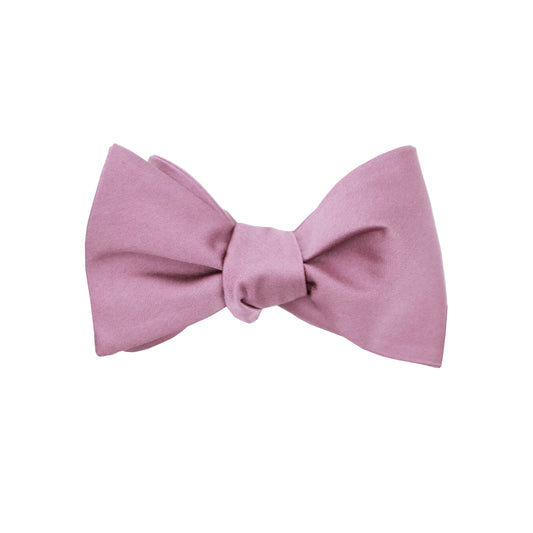 Raspberry Satin Self Tie Bow Tie