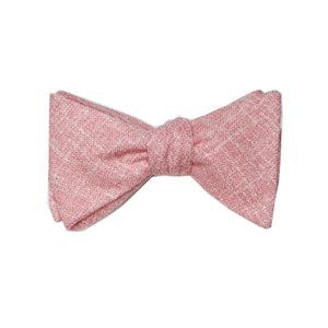 Heather Blush Self Tie Bow Tie