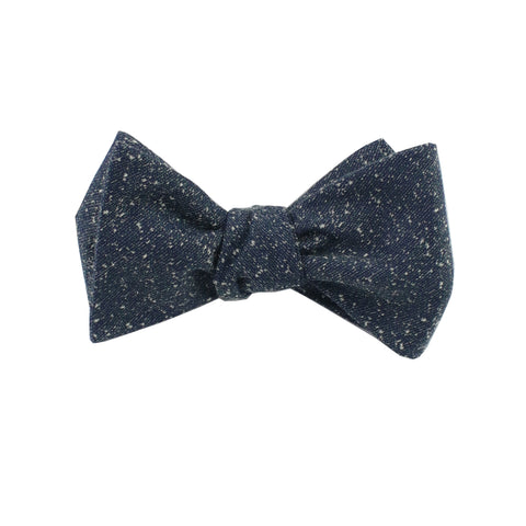 Dark Teal Speck Self Tie Bow Tie from DIBI