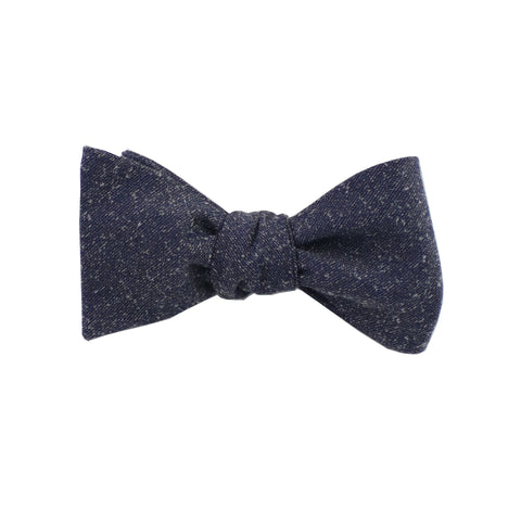 Grey Speck Self Tie Bow Tie from DIBI