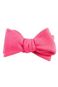 Handsome in Pink Self Tie Bow Tie