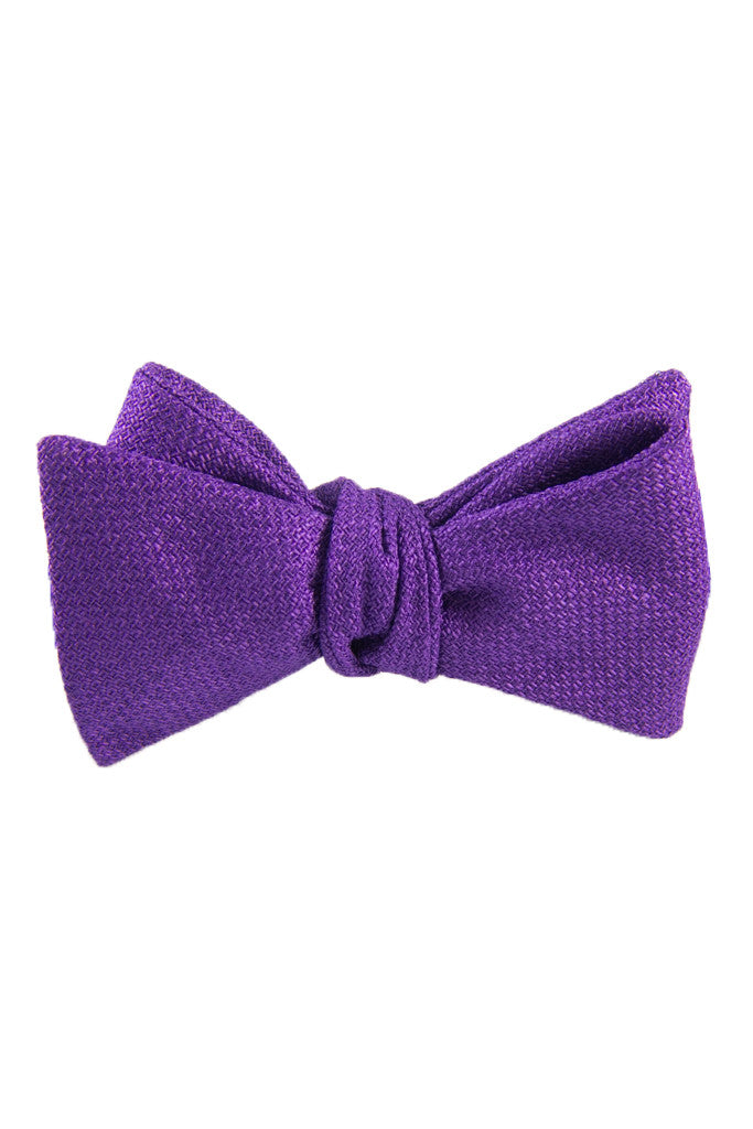 Vivid Violet Self Tie Bow Tie