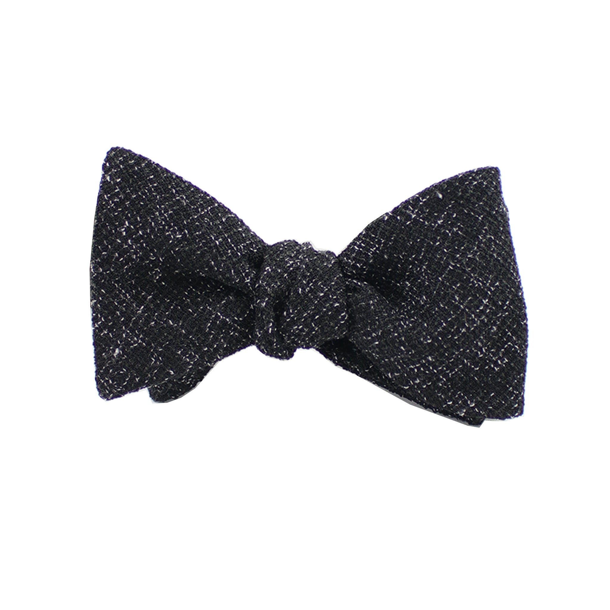 Black Twill Self Tie Bow Tie from DIBI