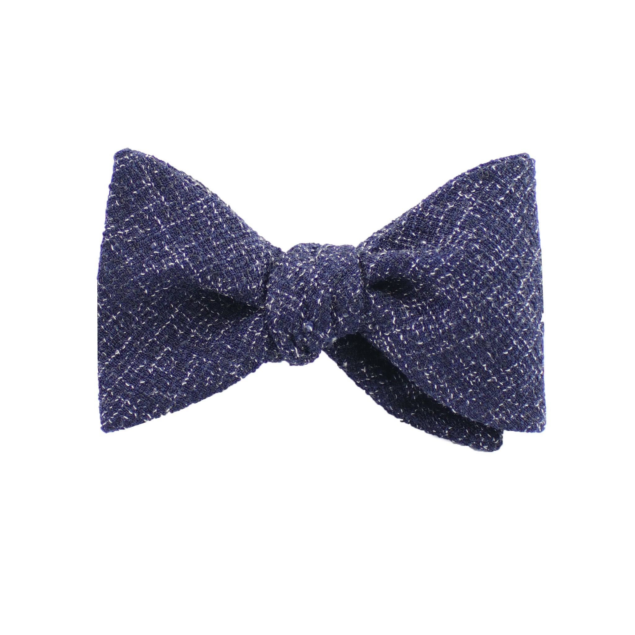 Navy Twill Self Tie Bow Tie from DIBI