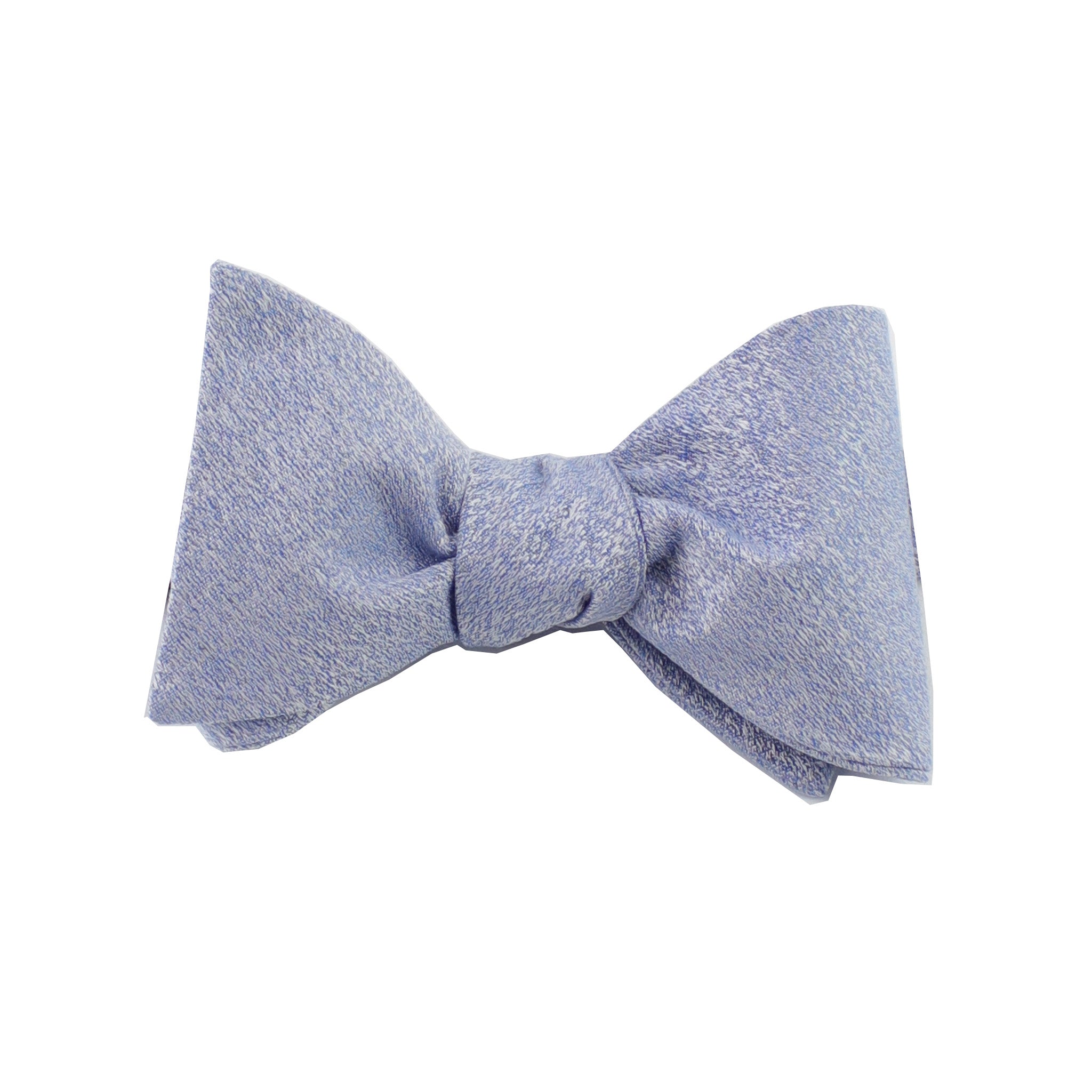 Light Blue Textured Self Tie Bow Tie from DIBI