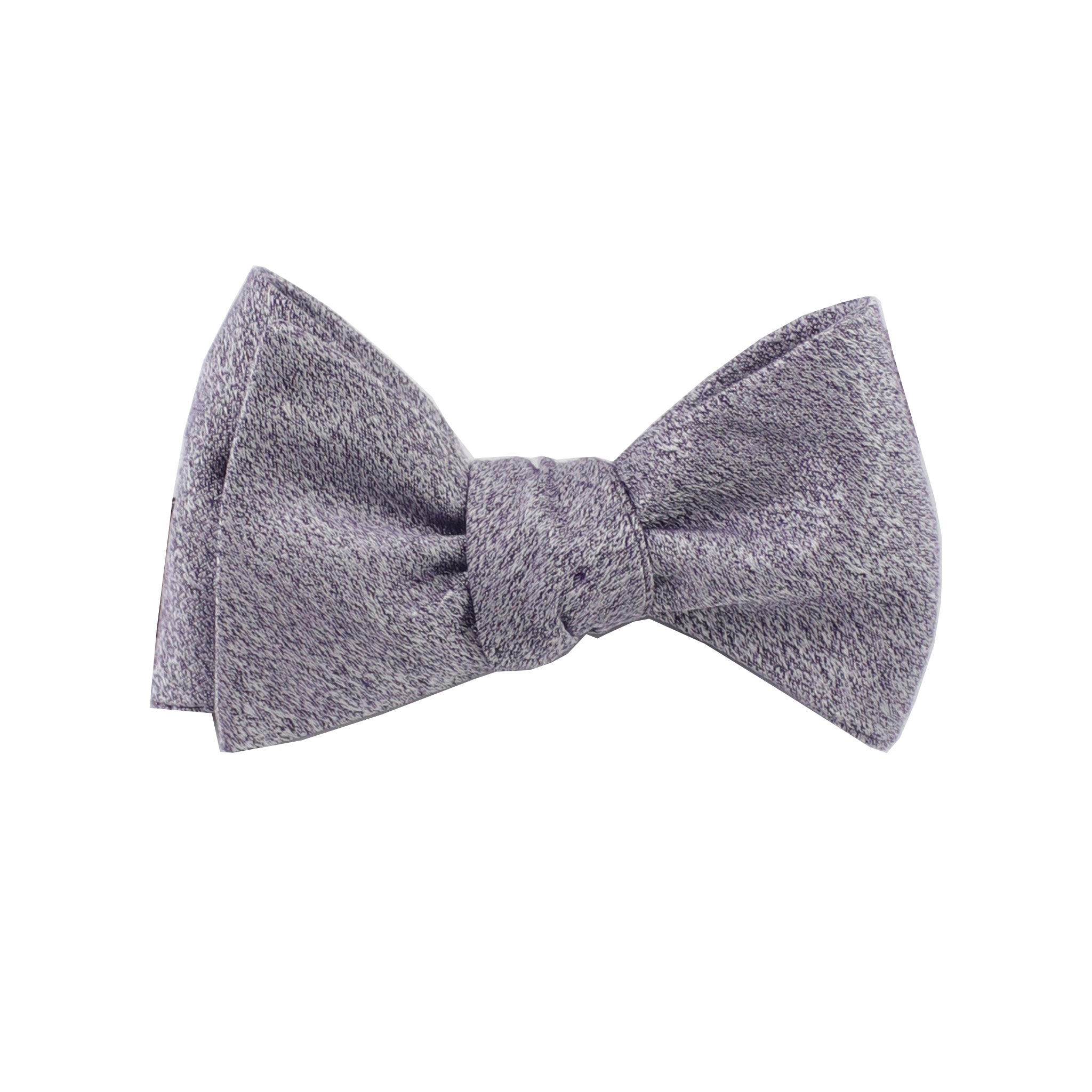 Lilac Textured Self Tie Bow Tie from DIBI