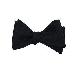 Black Self Tie Bow Tie