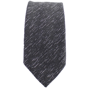 Charcoal Wool Textured Tie from DIBI