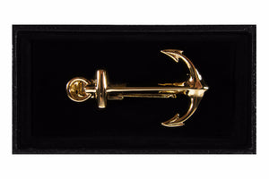 Gold Anchor Tie Clip