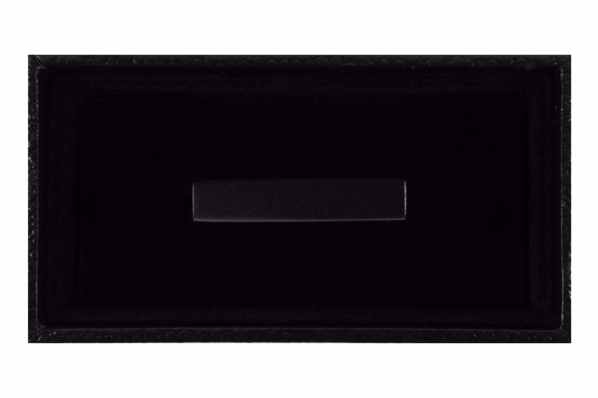 Solid Matte Black "Shorty" Tie Clip