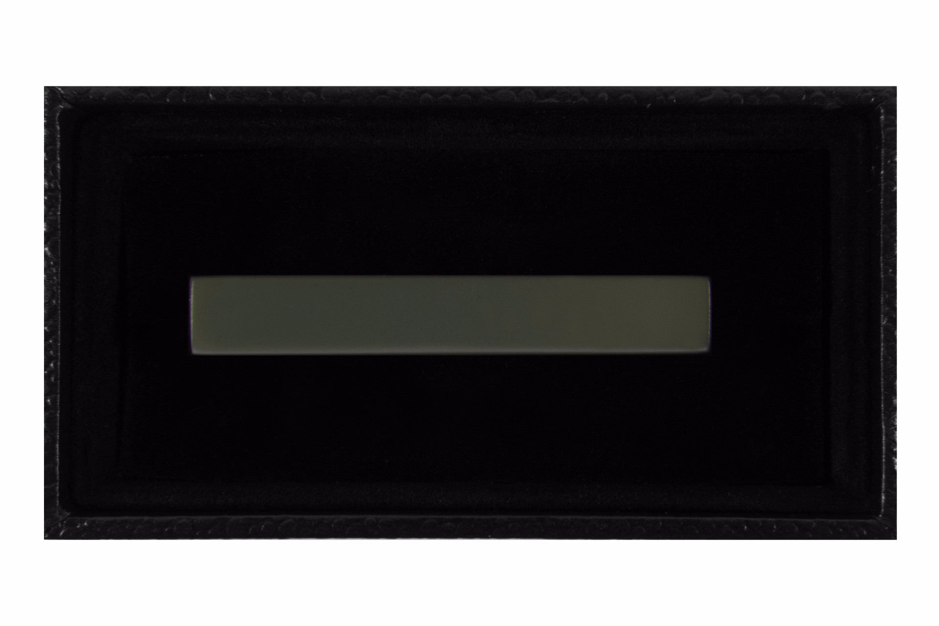Solid Matte Dark Green Tie Clip