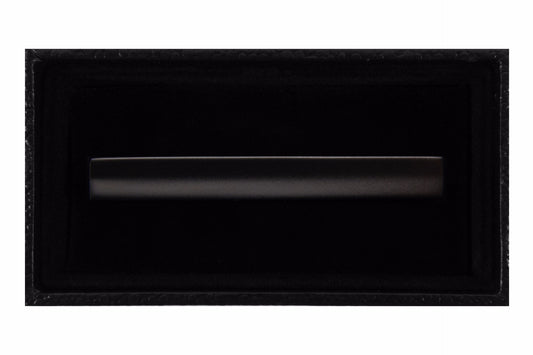 Solid Matte Gun Metal Black Tie Clip