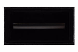 Solid Matte Gun Metal Black Tie Clip