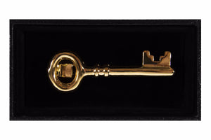 Gold Key Tie Clip