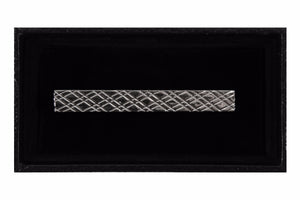 Silver Lattice Tie Clip