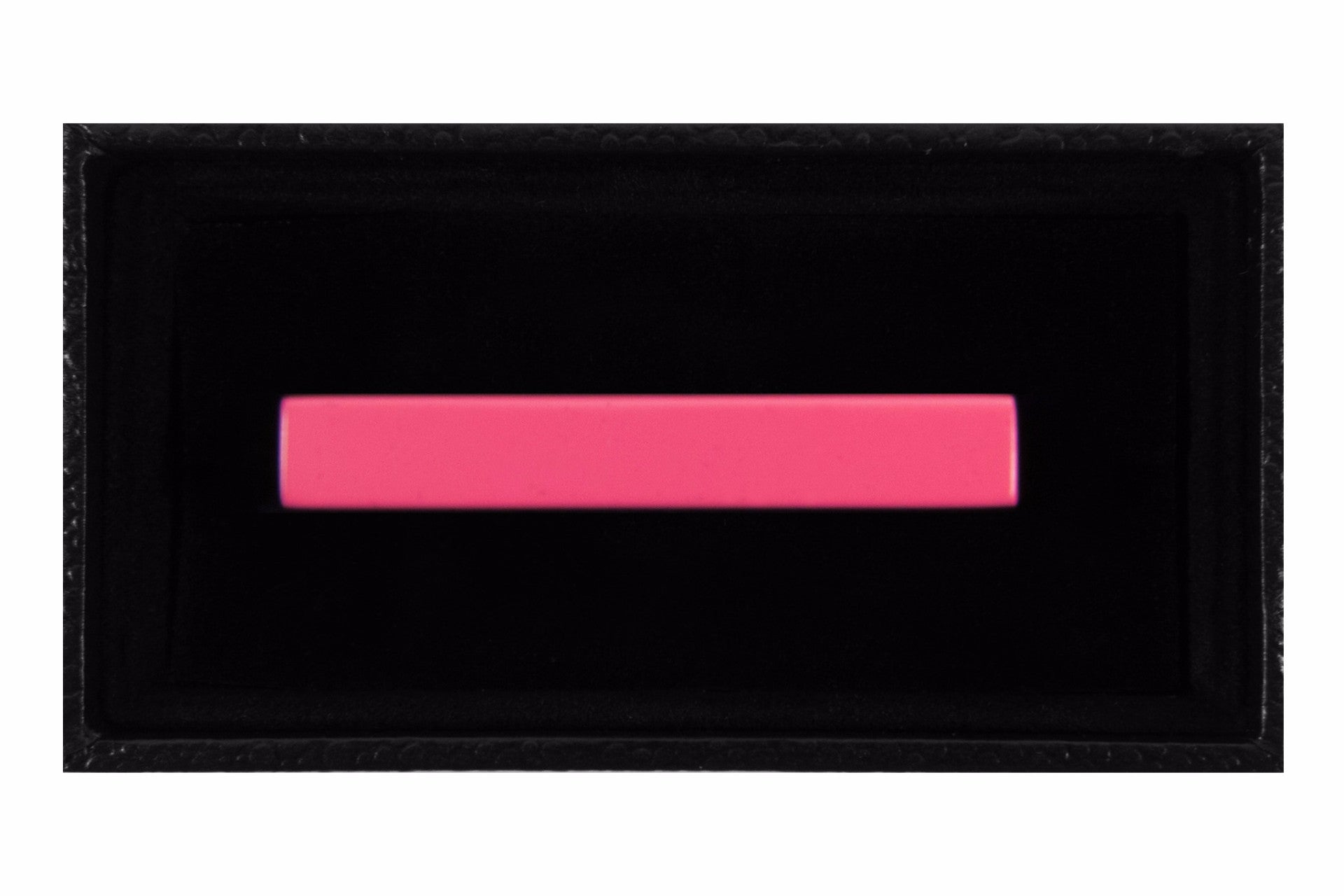 Solid Matte Pink Tie Clip