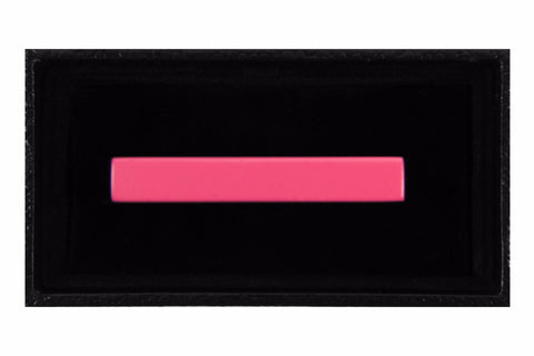 Solid Matte Pink Tie Clip