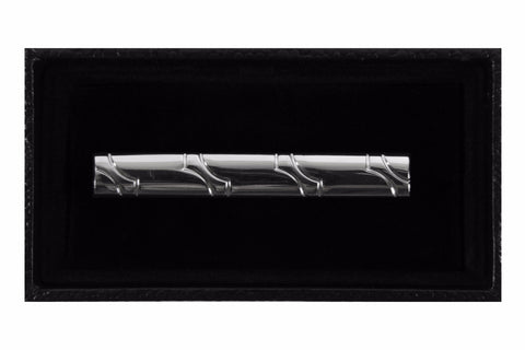 Silver Bones Tie Clip