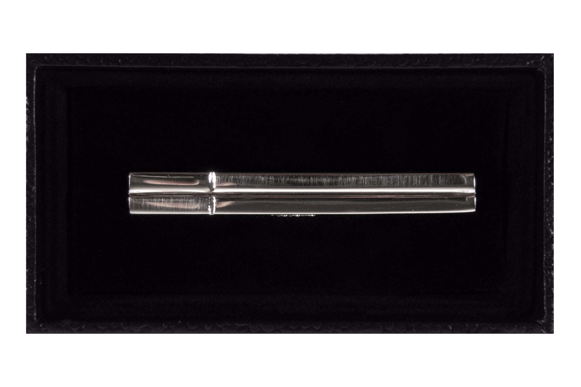 Silver Cross Tie Clip