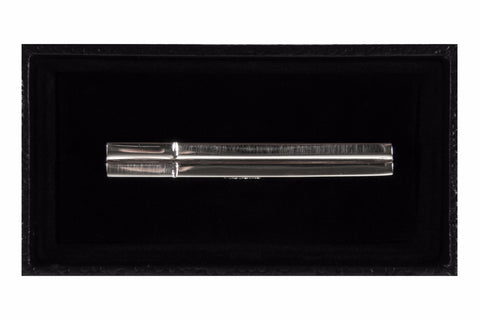 Silver Cross Tie Clip