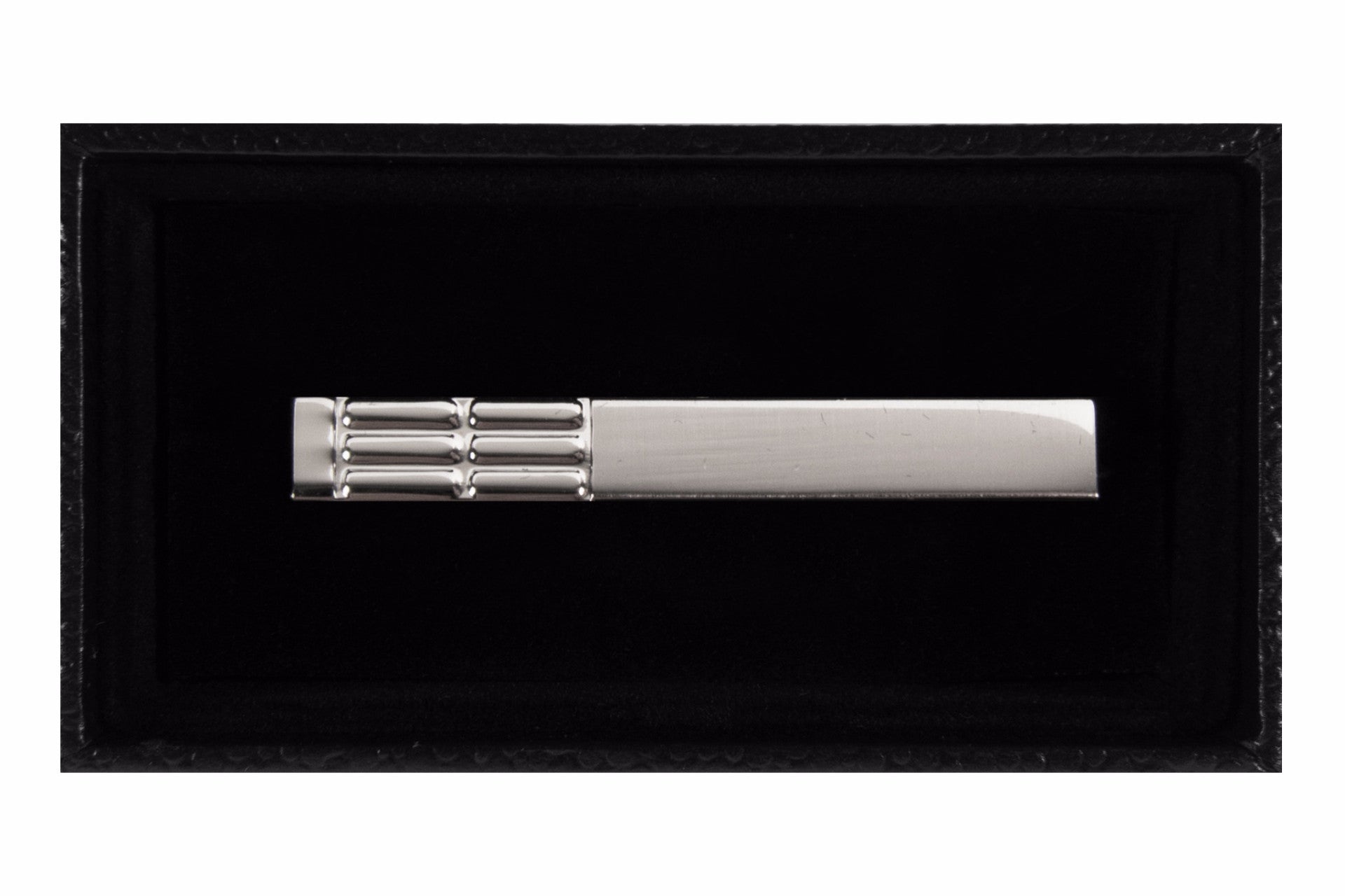 Silver Six Keys Tie Clip