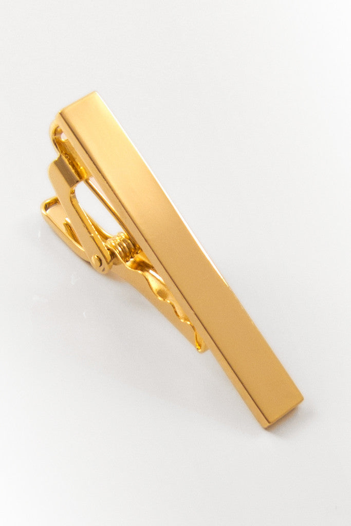 Solid Gold Tie Clip