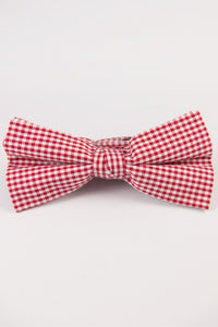 Red Gingham Bow Tie